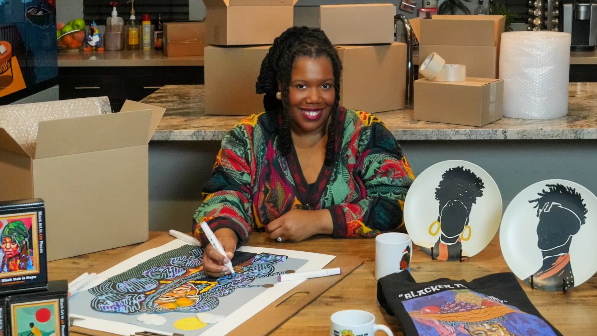 Artist’s side hustle makes six figures a year: How she does it [Video]