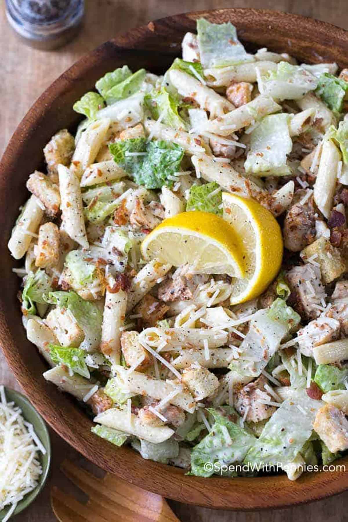 Chicken Caesar Pasta Salad – Spend With Pennies [Video]