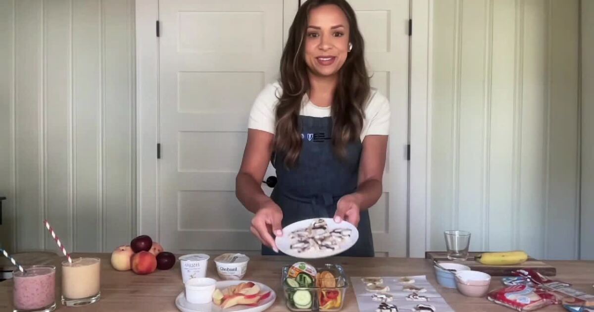 4 healthier back-to-school snack recipes from Blue Cross Blue Shield Michigan [Video]