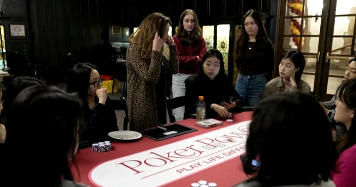 Female-founded company teaches women poker skills for career advancement [Video]