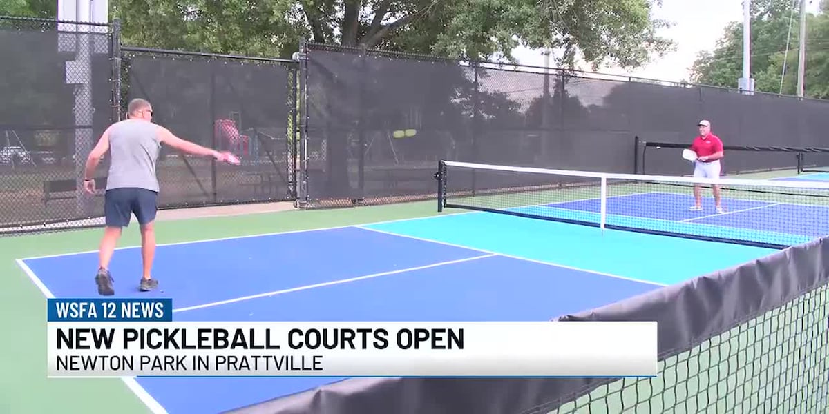 New Prattville pickleball courts officially open [Video]