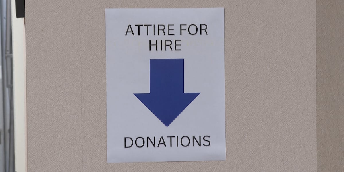 Attire for Hire event collects clothes for job interviews [Video]