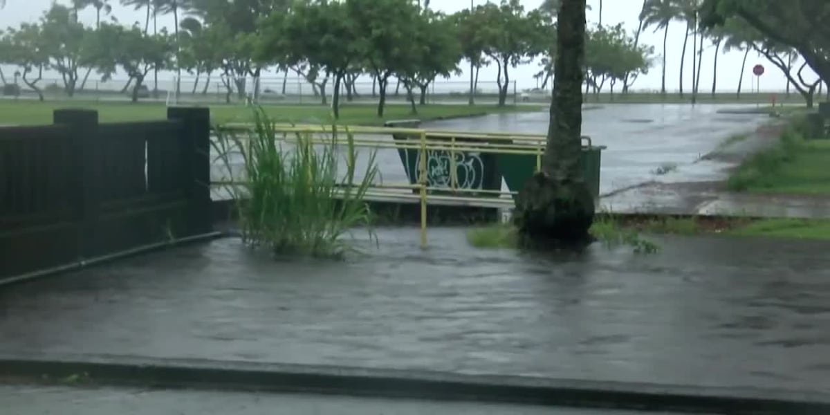 Hurricane Hone shows signs of weakening as it moves away from Hawaii [Video]