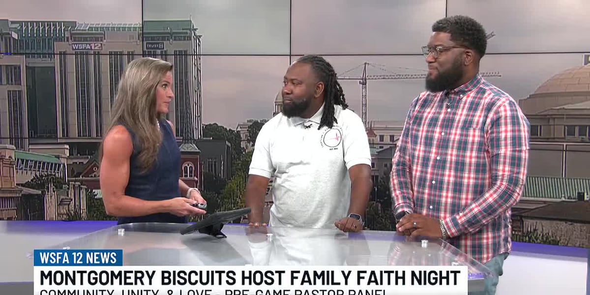 12 Talk: Montgomery Biscuits to host Family Faith Night [Video]