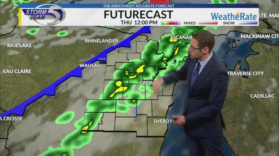 Chance for rain returns today, sharp cooldown tomorrow [Video]