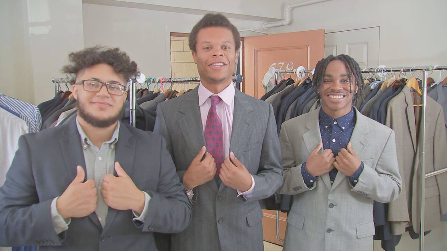 Helping them get back on their feet: Local nonprofit suits up teens & young men for job interviews  Boston 25 News [Video]