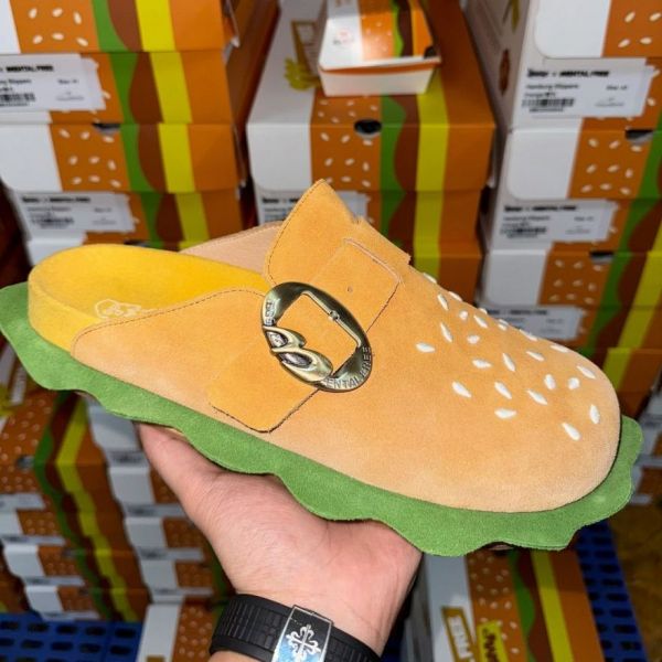 Would You Wear/Eat Burger Slippers? [Video]