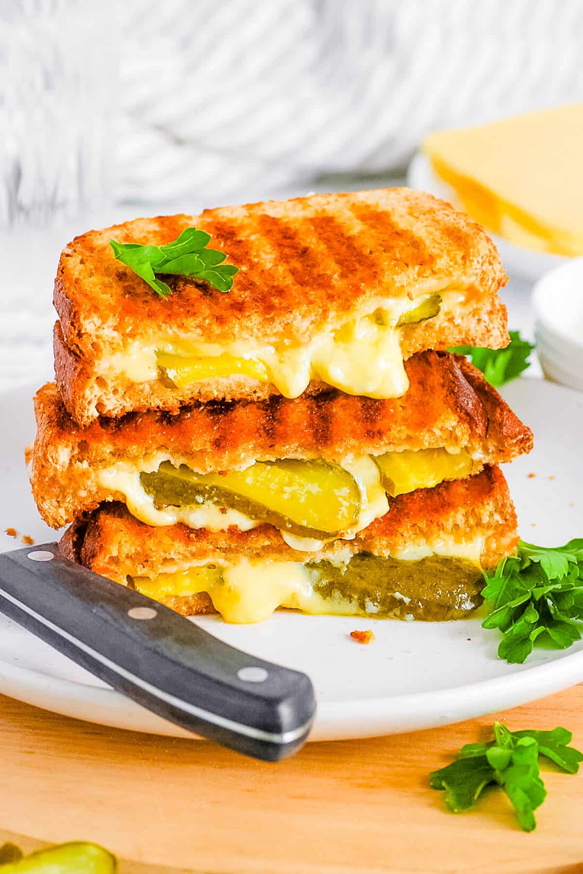 Ultimate Grilled Cheese With Pickles (Tangy & Delicious!) [Video]