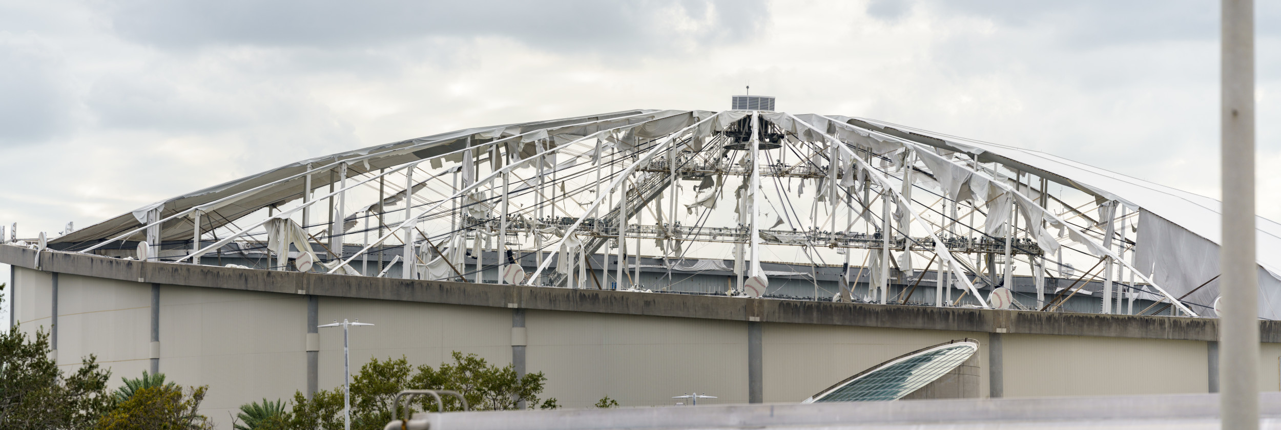 MLB News: Eerie Photos, Videos Emerge From Tropicana Stadium Wreckage