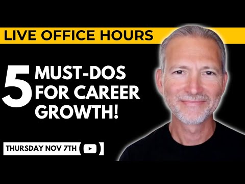 5 Requirements for Career Growth 🔴 Live Office Hours with Andrew LaCivita [Video]