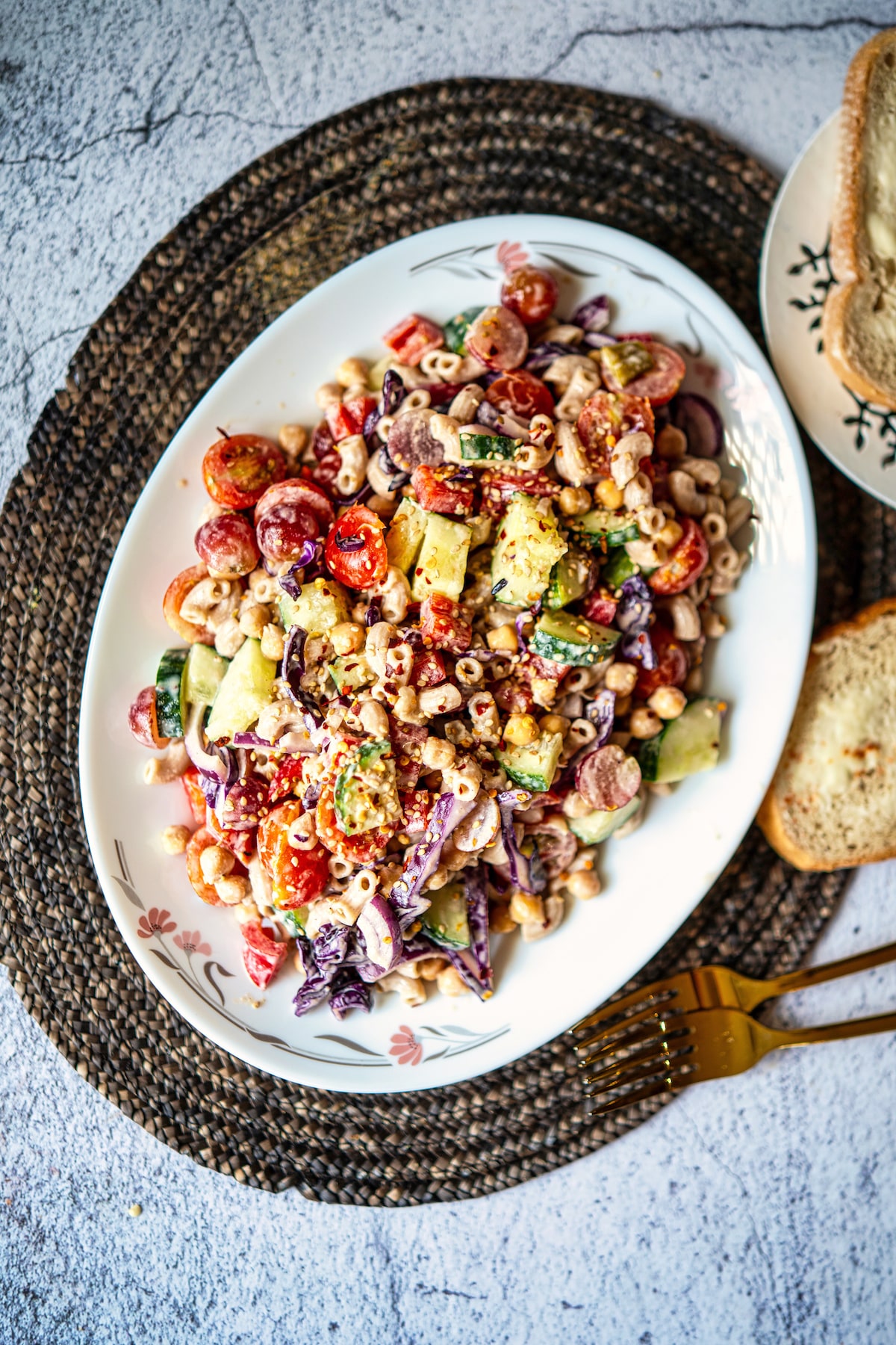 Tahini Pasta Salad Recipe [Video]