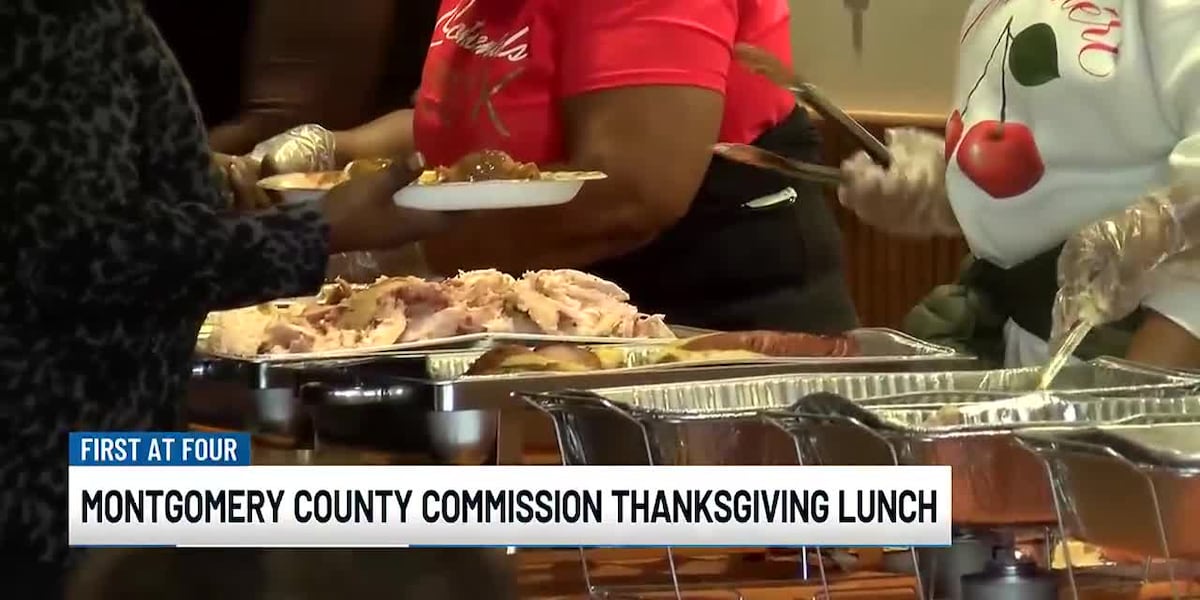 Thanksgiving lunch for senior citizens held in Montgomery [Video]