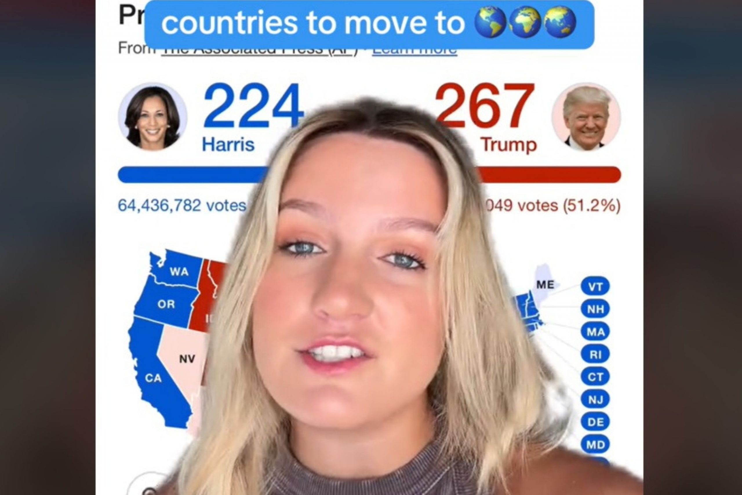 Woman Asks ChatGPT What Countries Can You Move to After U.S. Election [Video]