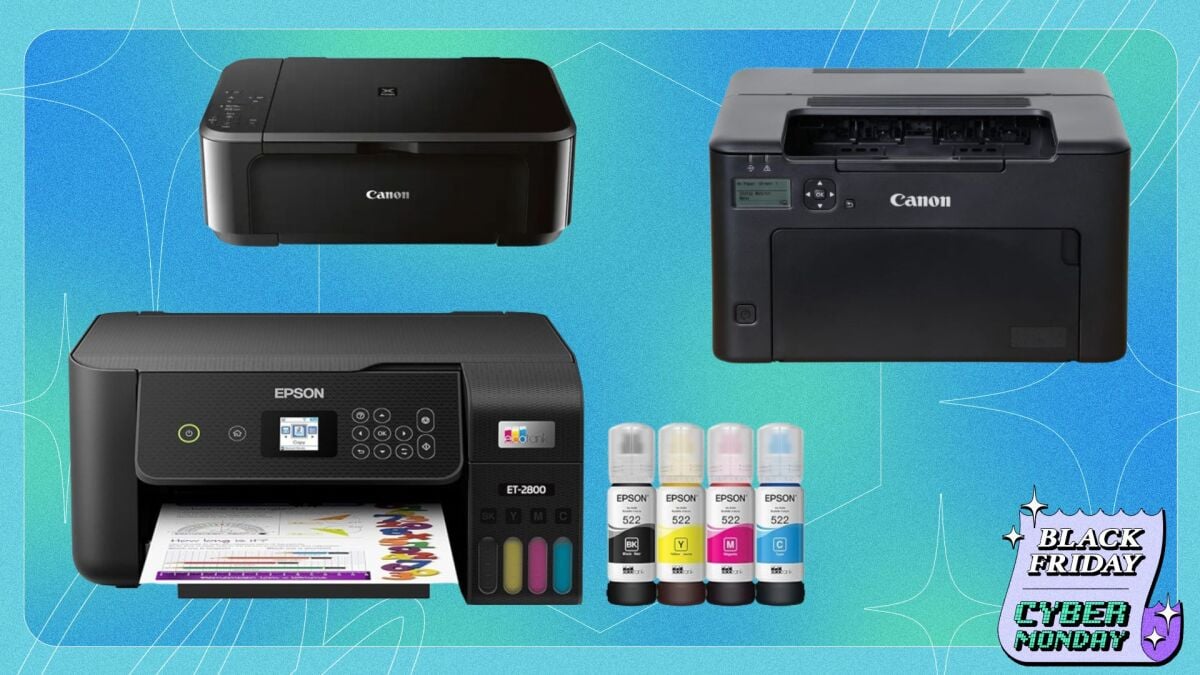 Black Friday printer and scanner deals: Save up to 55% on Epson, Canon, HP, more [Video]