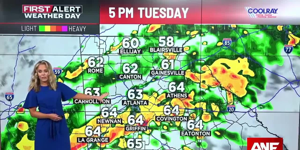 FIRST ALERT WEATHER DAY: Severe weather threat increasing for areas south of I-20 [Video]