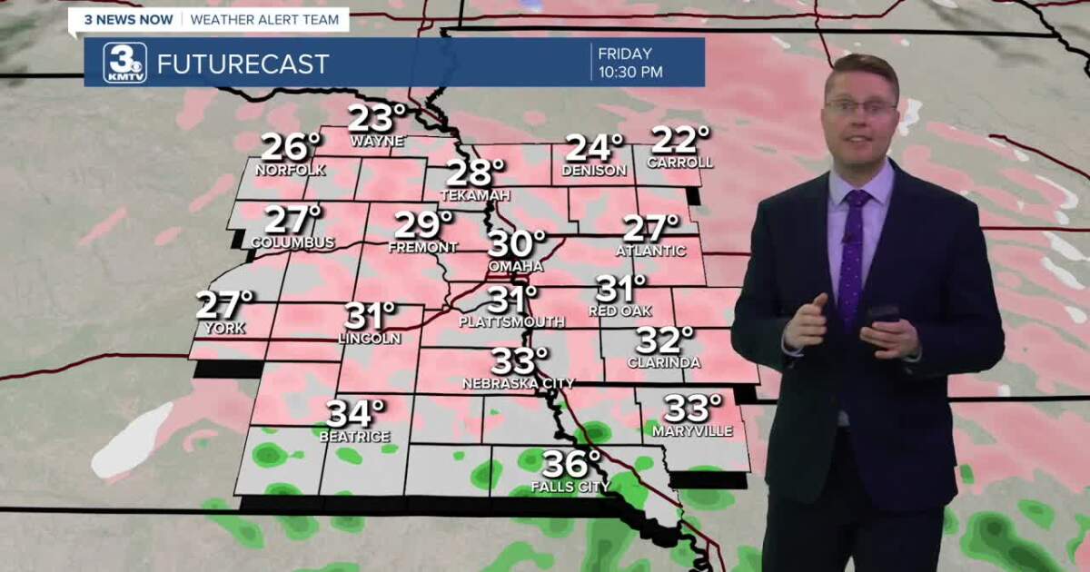 Freezing rain arrives Friday; Here’s what time it arrives in your neighborhood [Video]