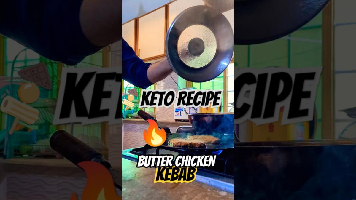 Butter Chicken Kebab | Quick Easy Keto Recipes  [Video]