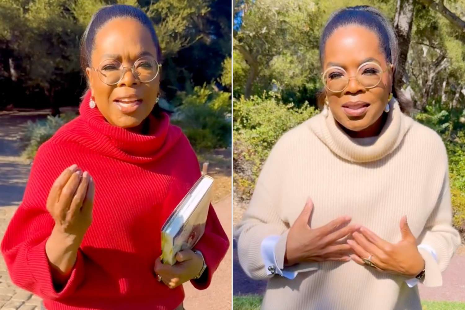 Oprah Winfrey Wore an Oversized Sweater, Get the Look [Video]